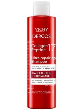 NEW VICHY DERCOS COLLAGEN PEPTIDE 17 ULTRA-REPAIRING SHAMPOO - 200ml